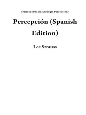 cover image of Percepción (Spanish Edition)